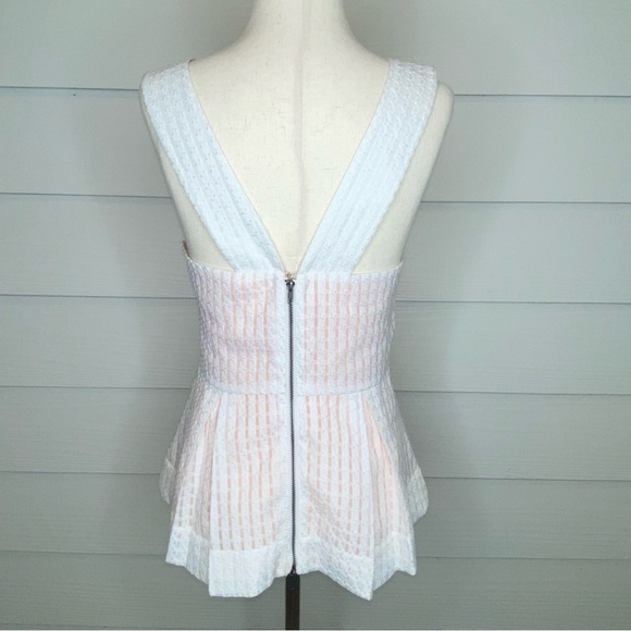 Anthropologie Maeve peplum sleeveless top, sz 6 - Picture 5 of 8